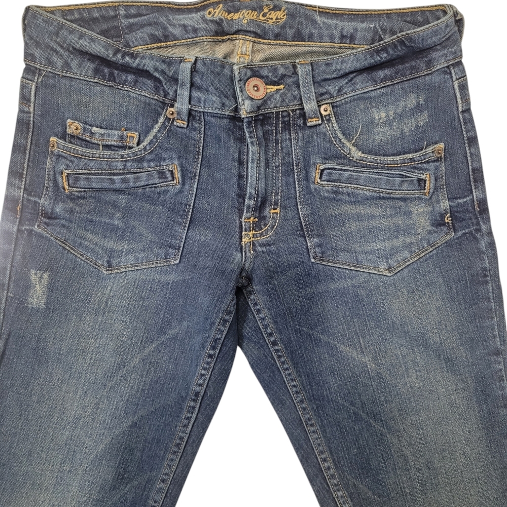 Boot Cut Ripped Jeans - Picture 3 of 3
